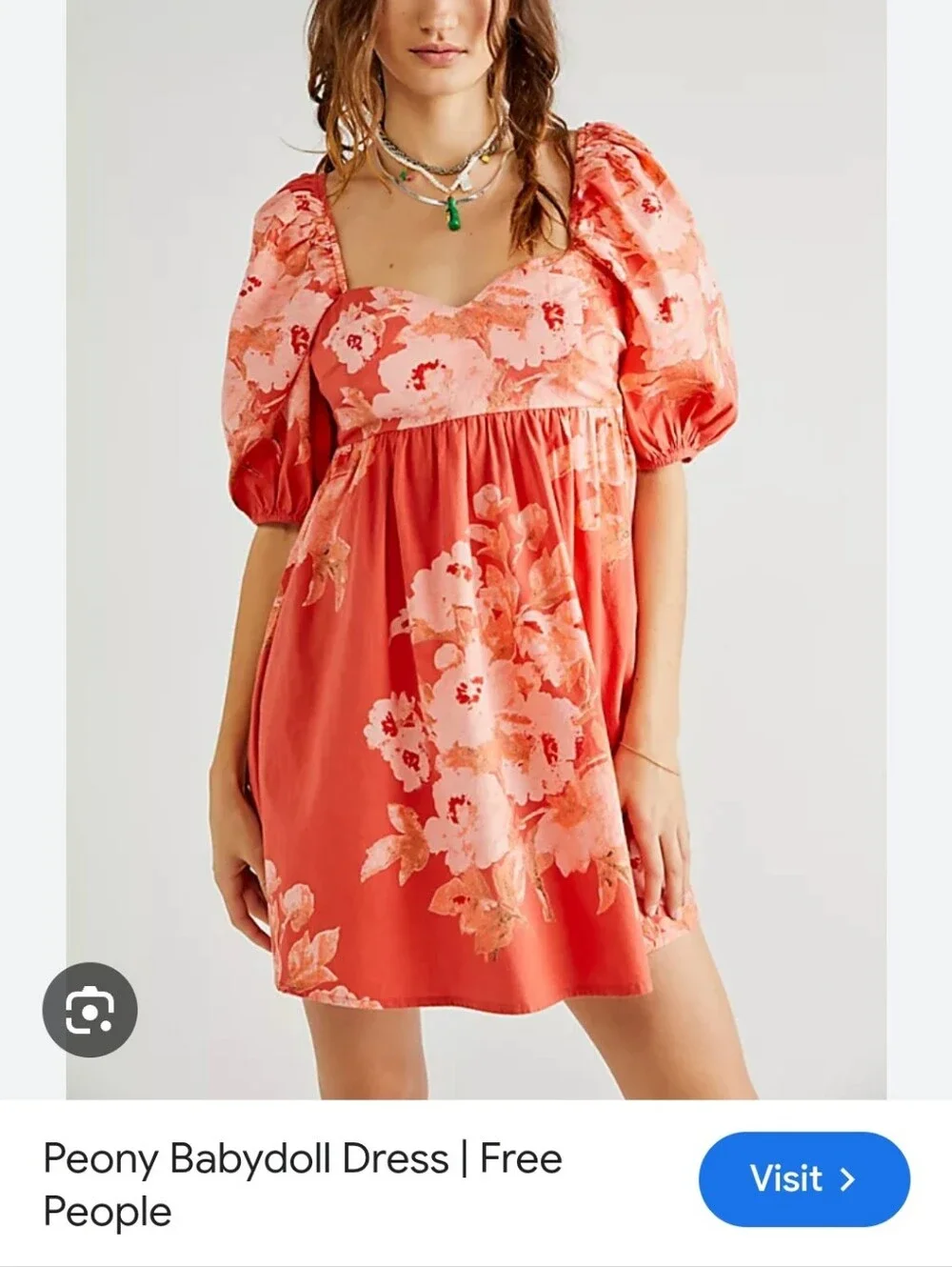 Free People charming coral